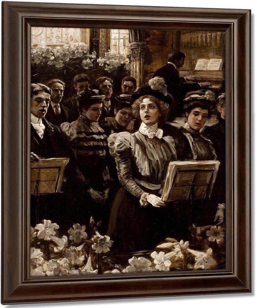 Sweet Harmony By Alice Barber Stephens Fine Art Print