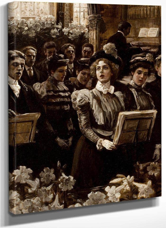 Sweet Harmony By Alice Barber Stephens Fine Art Print