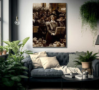 Sweet Harmony By Alice Barber Stephens Fine Art Print