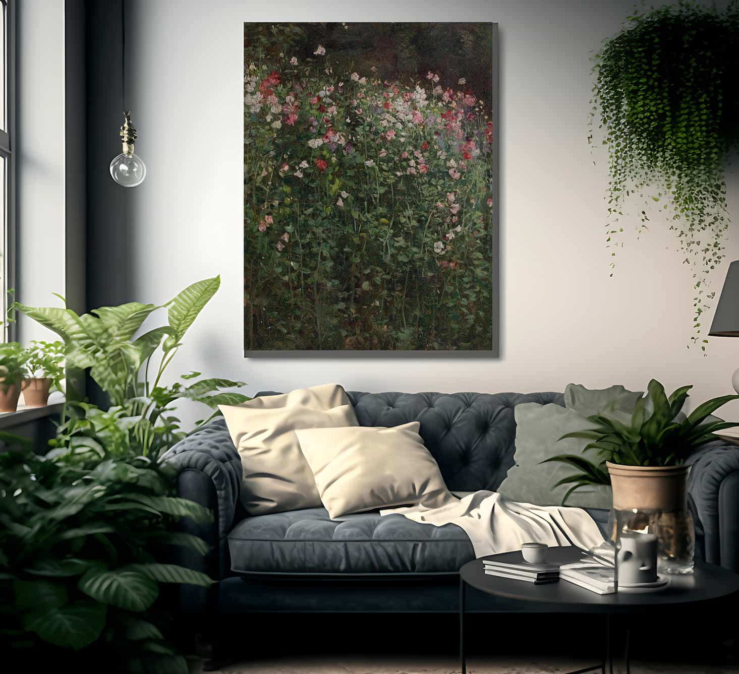 Sweet Peas By Robert Reid Fine Art Print