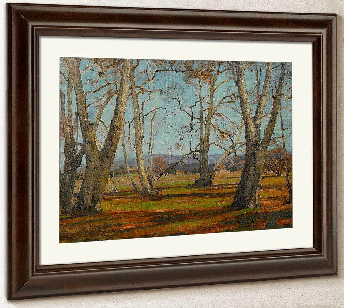 Sycamores By William Wendt Fine Art Print