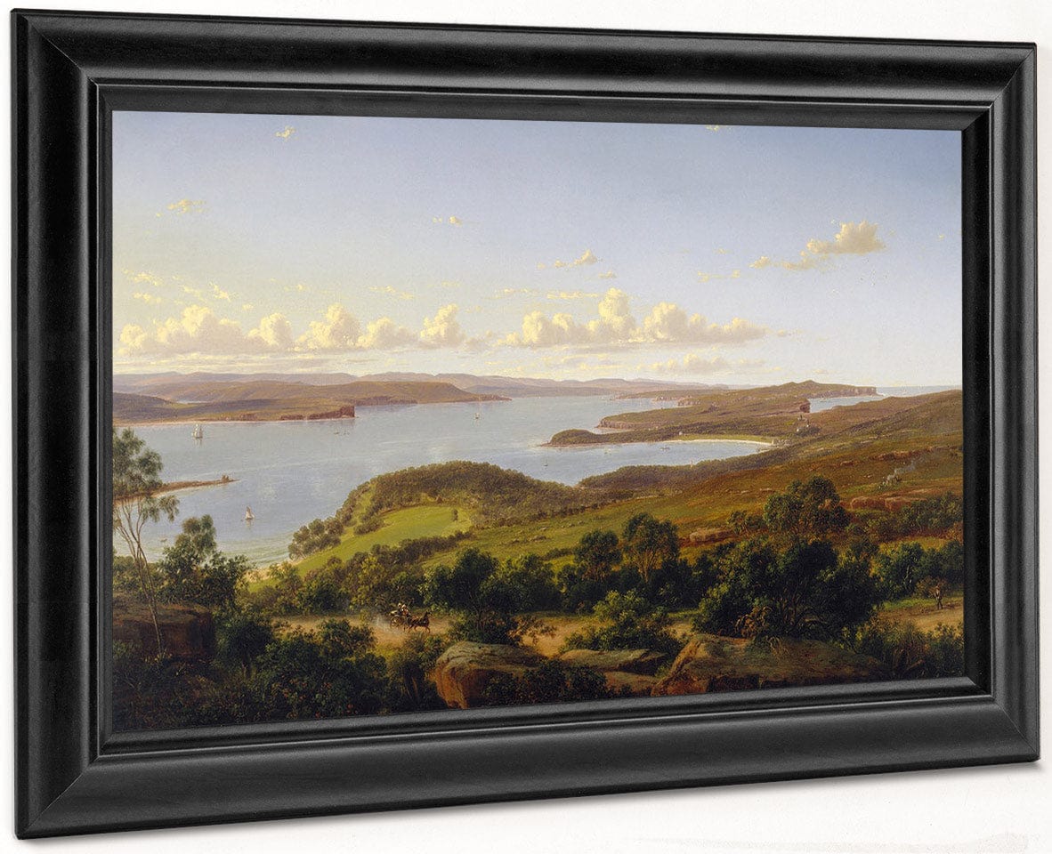 Sydney Heads By Eugen Von Guerard Fine Art Print