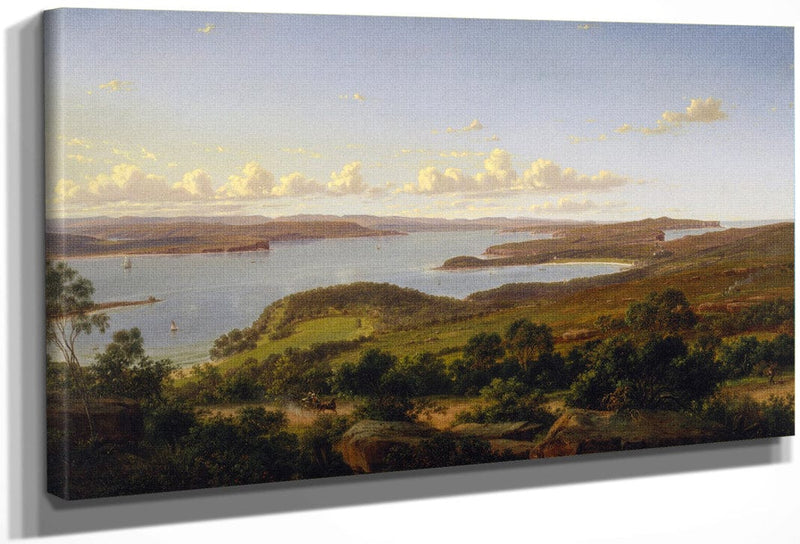 Sydney Heads By Eugen Von Guerard Fine Art Print