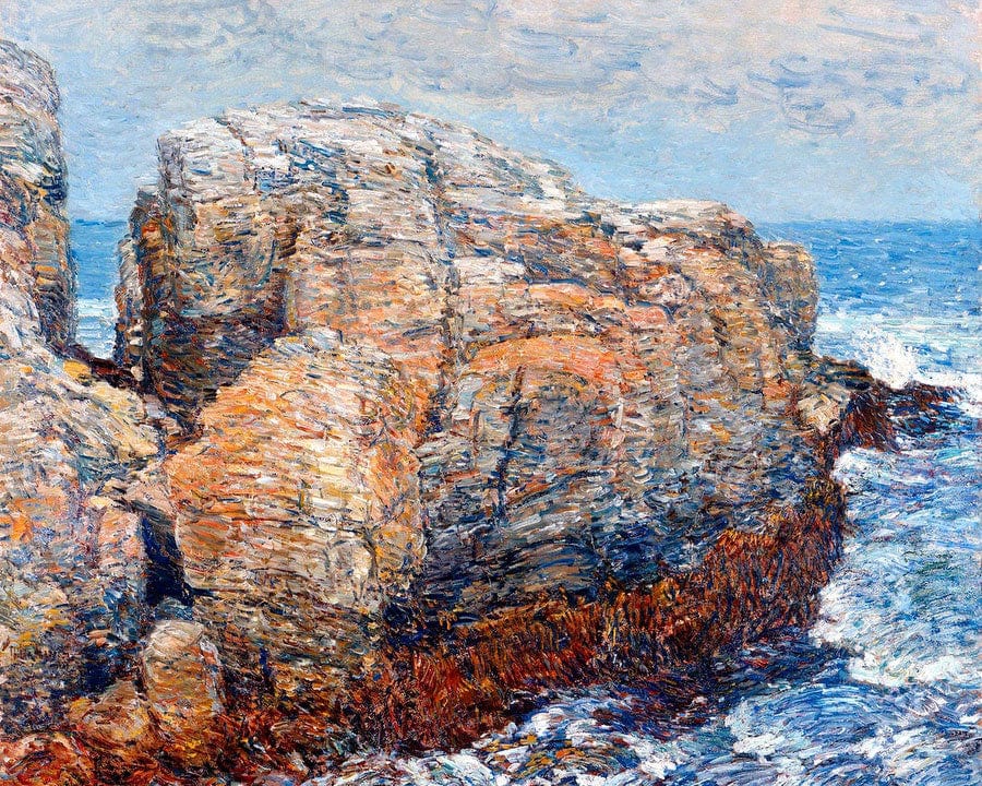 Sylph's Rock Appledore By Childe Hassam Fine Art Print