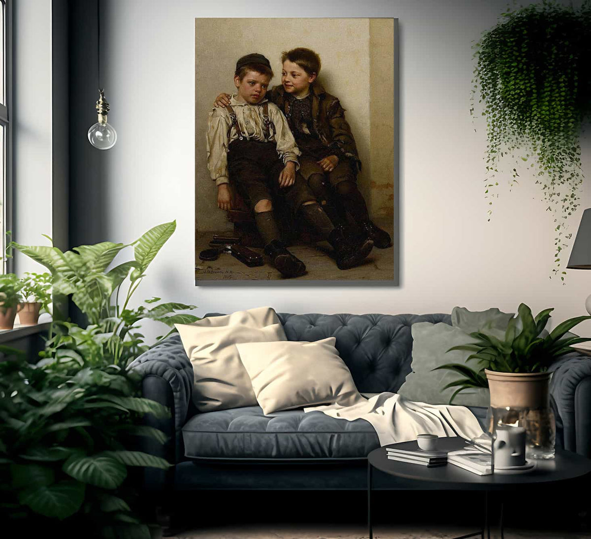 Sympathy By John George Brown Fine Art Print