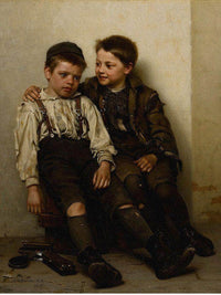 Sympathy By John George Brown Fine Art Print