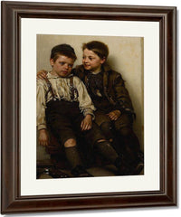 Sympathy By John George Brown Fine Art Print