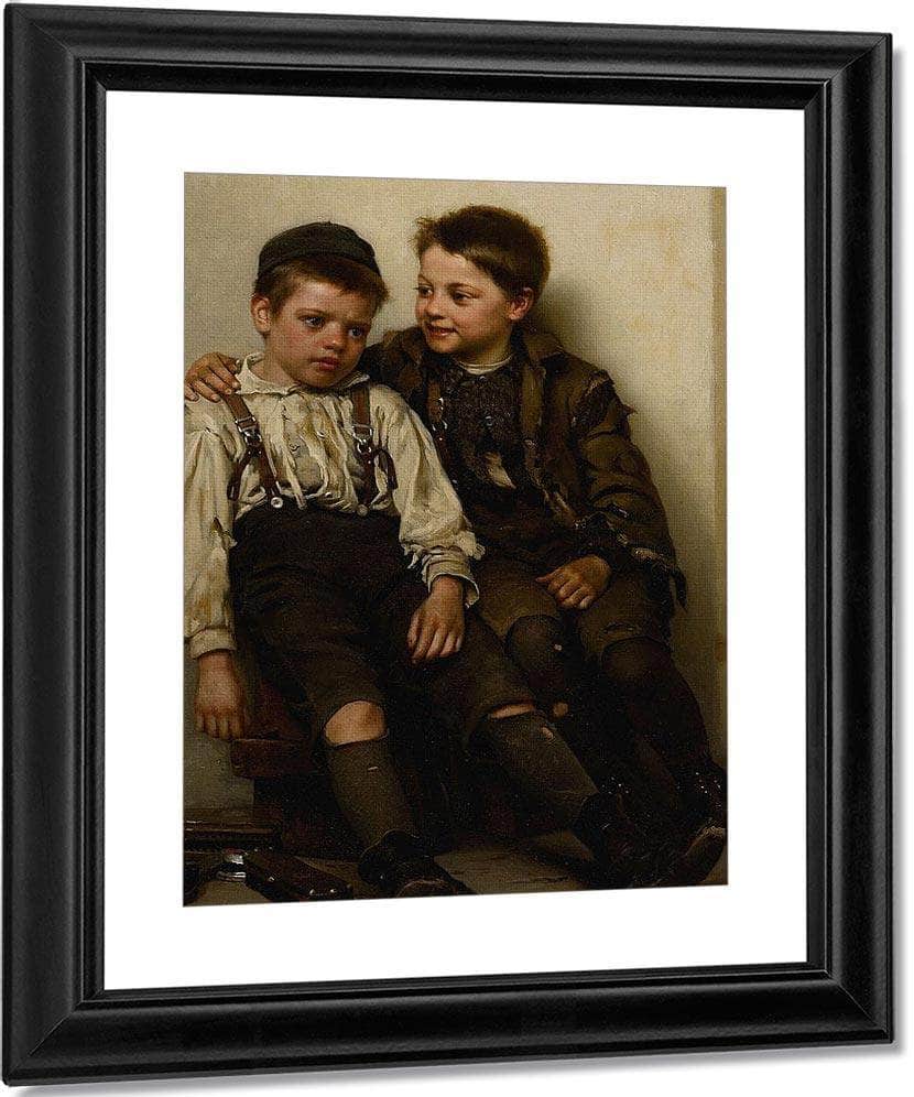 Sympathy By John George Brown Fine Art Print