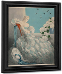 Symphonie En Bleu 1936 By Louis Icart Fine Art Print