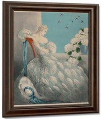 Symphonie En Bleu 1936 By Louis Icart Fine Art Print