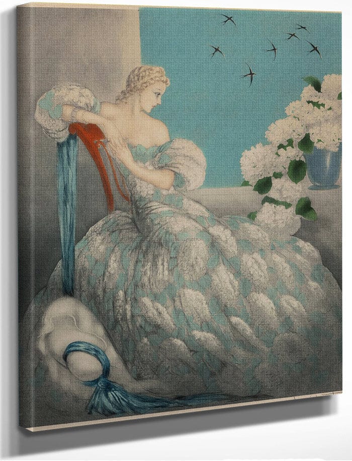 Symphonie En Bleu 1936 By Louis Icart Fine Art Print