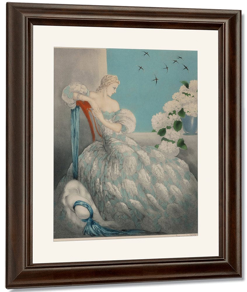 Symphonie En Bleu 1936 By Louis Icart Fine Art Print