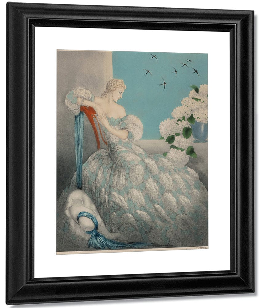 Symphonie En Bleu 1936 By Louis Icart Fine Art Print