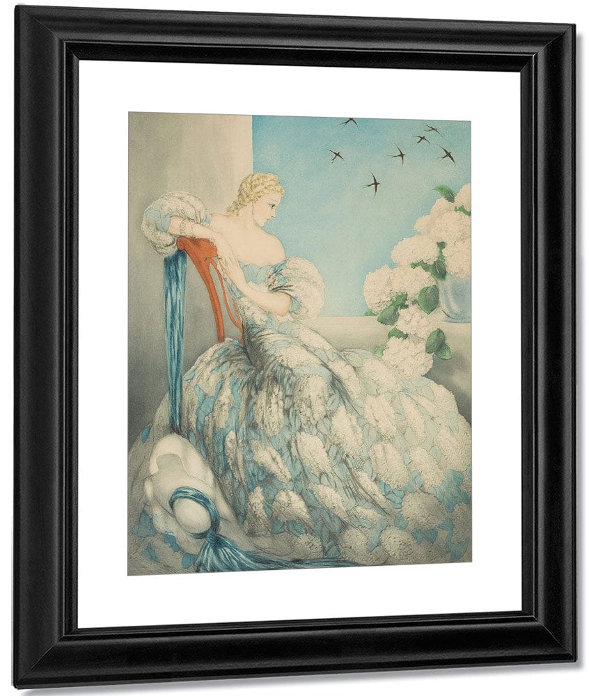Symphony In Blue 1936 By Louis Icart Fine Art Print