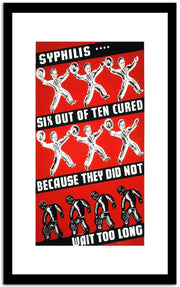 Syphilis  Vintage Poster Fine Art Print