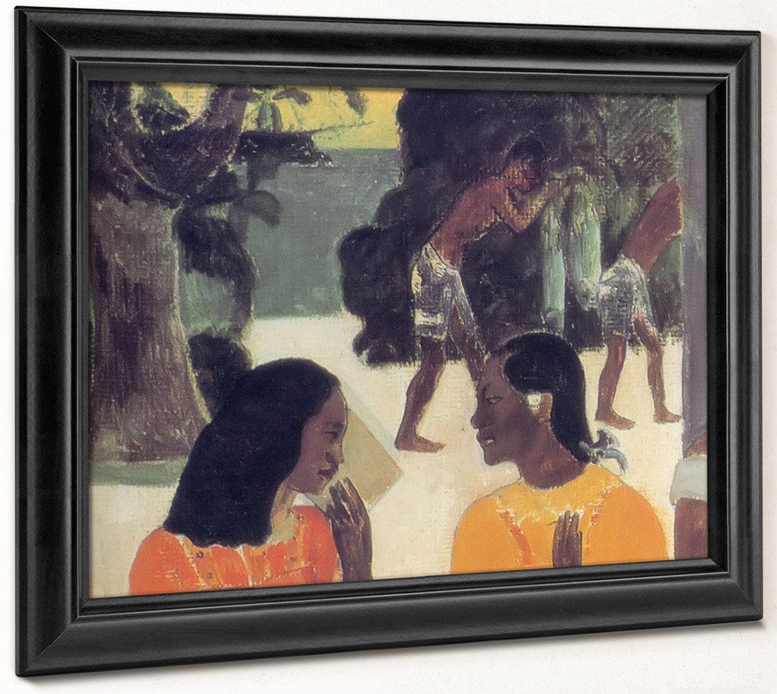 Ta Matete ( The Market) By Paul Gauguin Fine Art Print