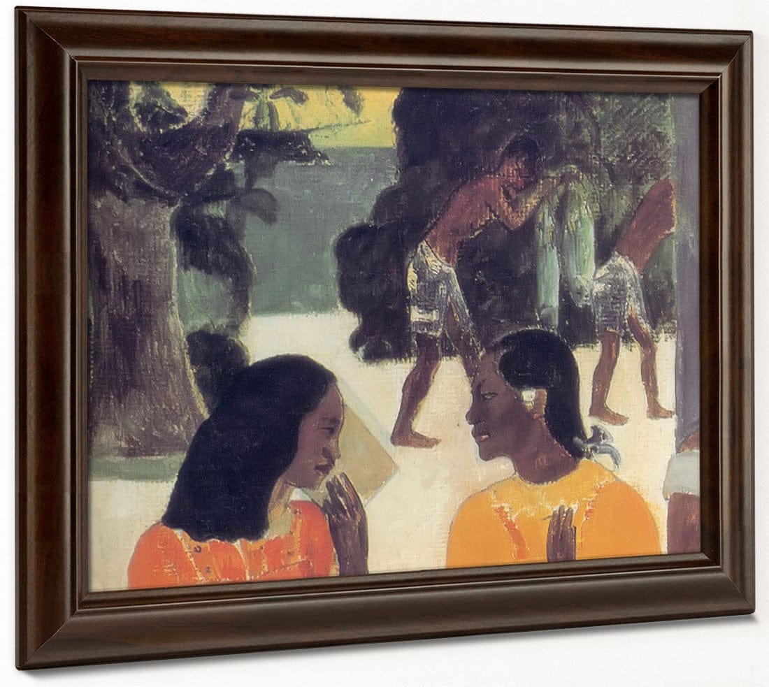 Ta Matete ( The Market) By Paul Gauguin Fine Art Print