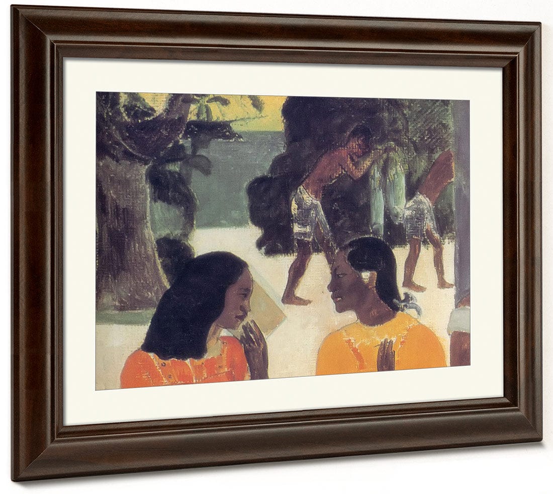 Ta Matete ( The Market) By Paul Gauguin Fine Art Print