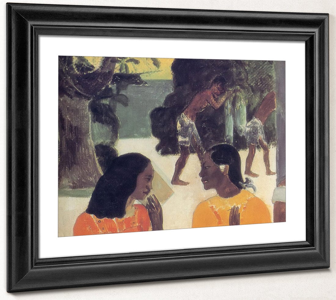 Ta Matete ( The Market) By Paul Gauguin Fine Art Print