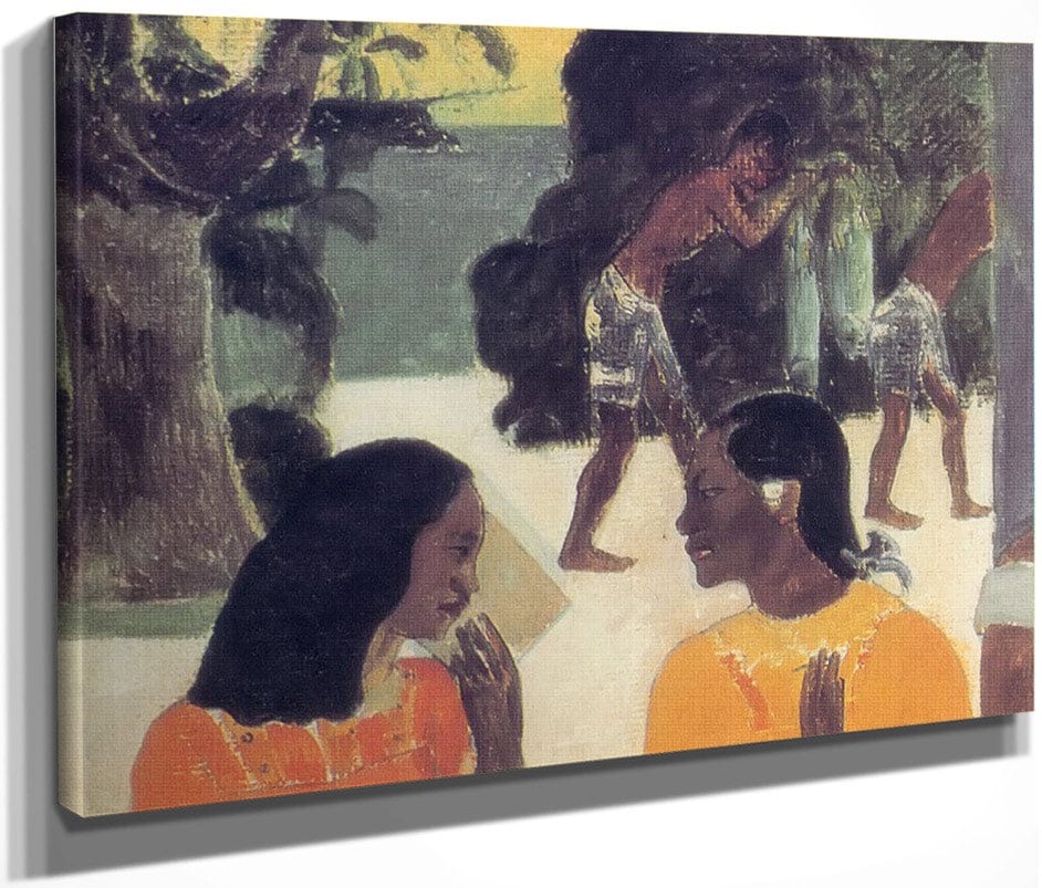 Ta Matete ( The Market) By Paul Gauguin Fine Art Print