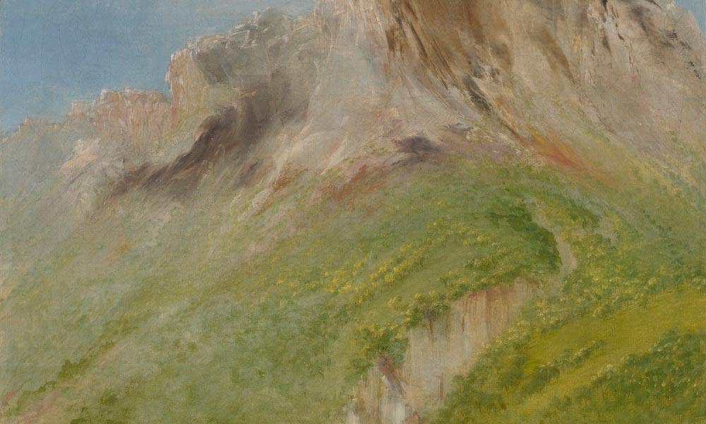 Ta Wa Que Nah, Or The Rocky Mountain, Near The Comanche Village By George Catlin Fine Art Print