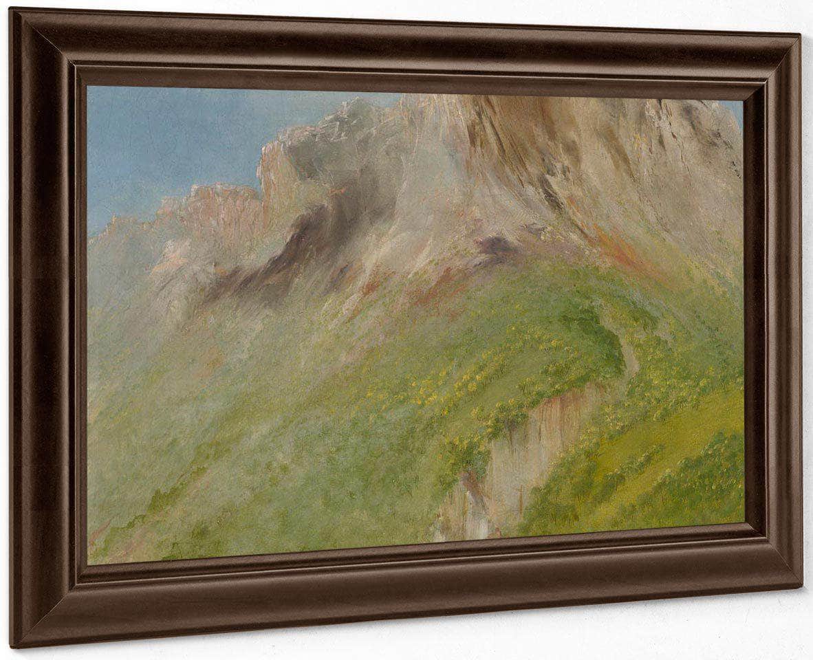 Ta Wa Que Nah, Or The Rocky Mountain, Near The Comanche Village By George Catlin Fine Art Print