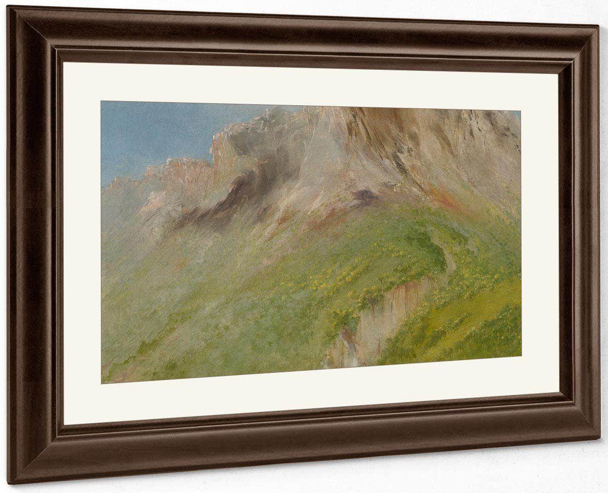 Ta Wa Que Nah, Or The Rocky Mountain, Near The Comanche Village By George Catlin Fine Art Print