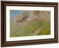 Ta Wa Que Nah, Or The Rocky Mountain, Near The Comanche Village By George Catlin Fine Art Print