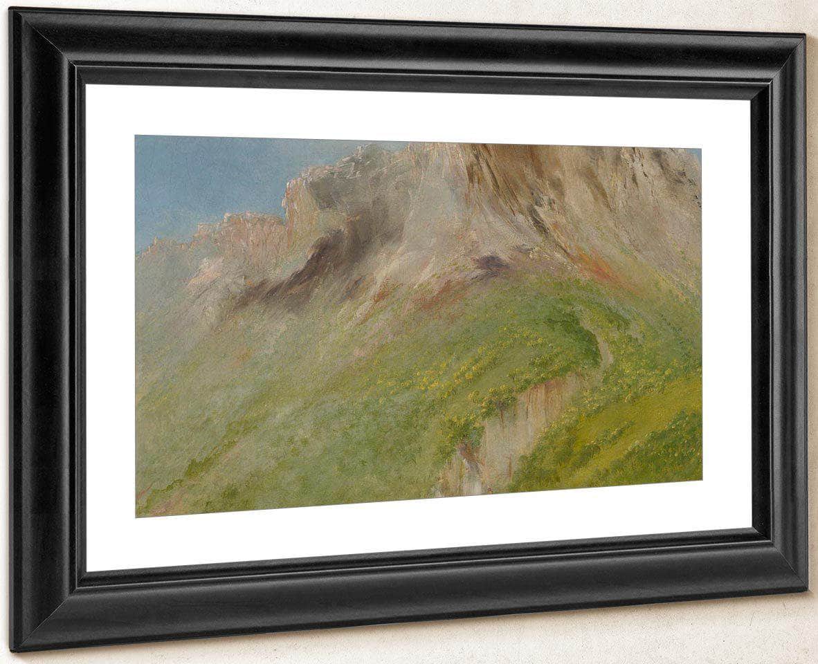 Ta Wa Que Nah, Or The Rocky Mountain, Near The Comanche Village By George Catlin Fine Art Print