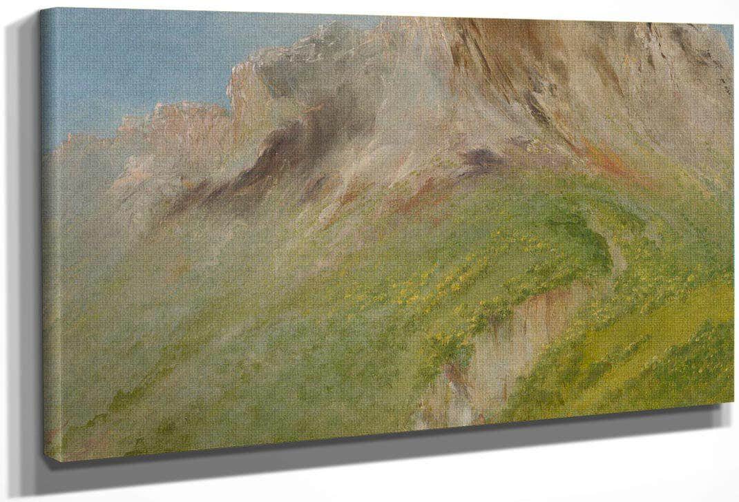 Ta Wa Que Nah, Or The Rocky Mountain, Near The Comanche Village By George Catlin Fine Art Print