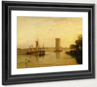 Tabley The Seat Of Sir J.F. Leicester Bart. Calm Morning By Joseph Mallord William Turner Fine Art Print