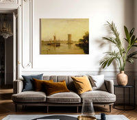 Tabley The Seat Of Sir J.F. Leicester Bart. Calm Morning By Joseph Mallord William Turner Fine Art Print