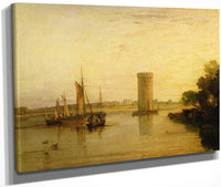 Tabley The Seat Of Sir J.F. Leicester Bart. Calm Morning By Joseph Mallord William Turner Fine Art Print