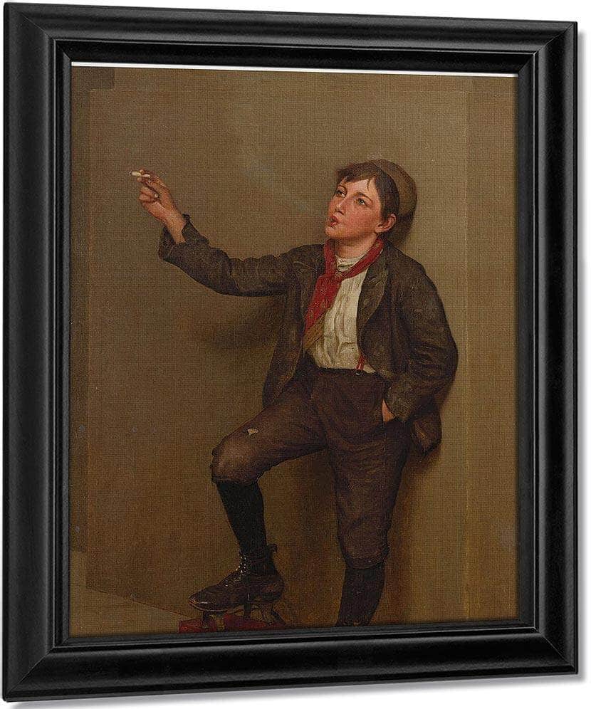 Taking A Break By John George Brown Fine Art Print
