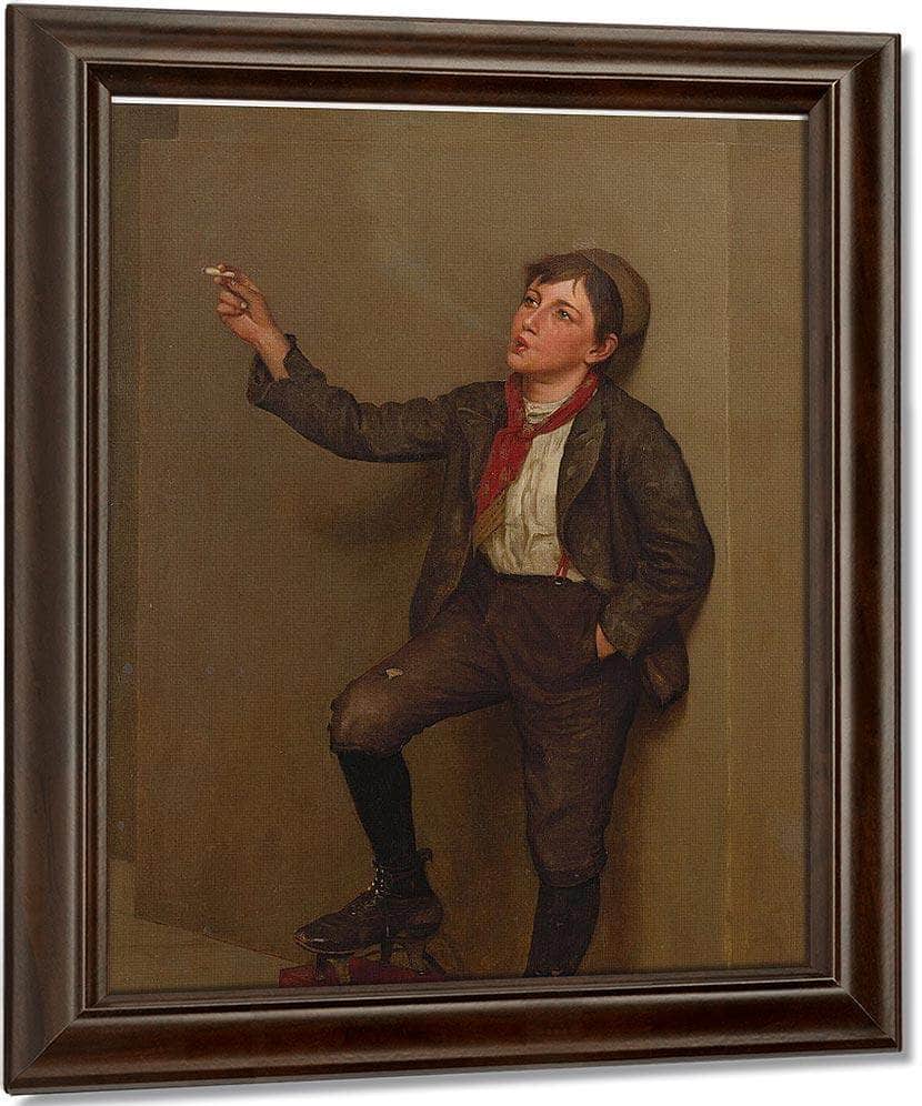 Taking A Break By John George Brown Fine Art Print