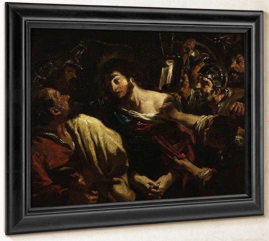 Taking Of Christ (Copy Of Guercino) By William Etty Fine Art Print
