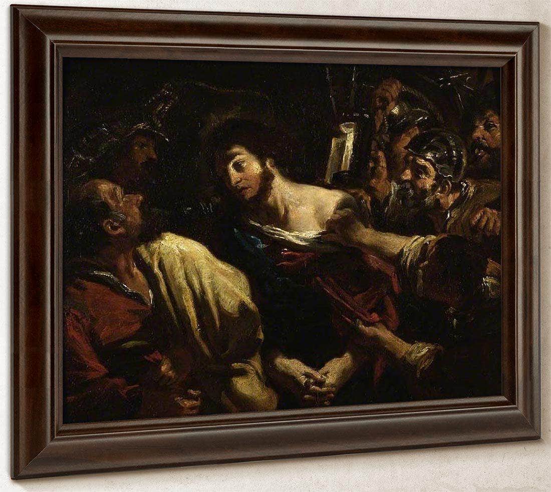 Taking Of Christ (Copy Of Guercino) By William Etty Fine Art Print