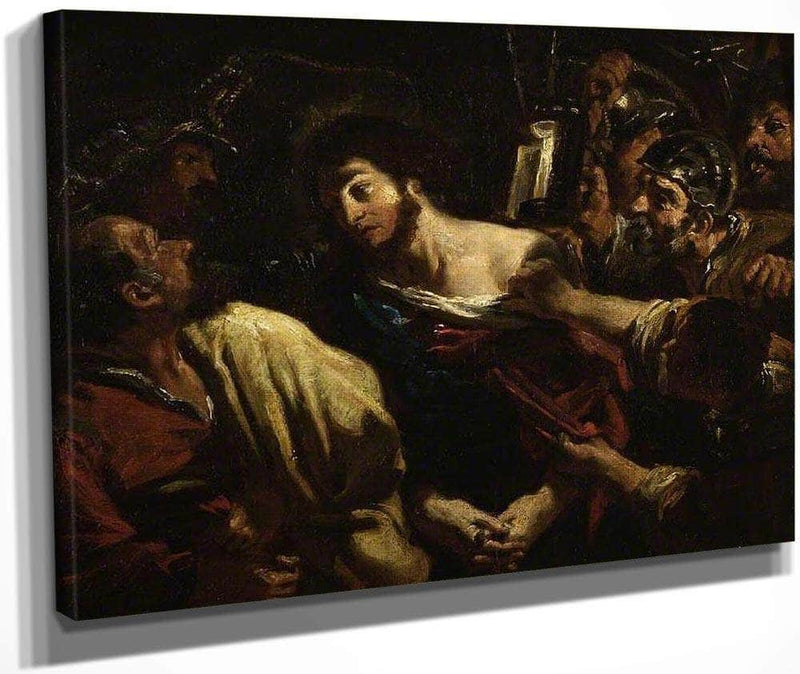 Taking Of Christ (Copy Of Guercino) By William Etty Fine Art Print