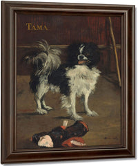 Tama, The Japanese Dog By Edouard Manet Fine Art Print