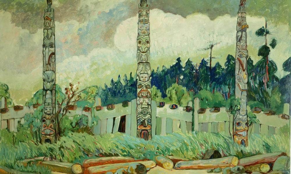 Tanoo Qci By 1913 By Emily Carr Fine Art Print
