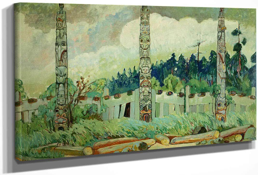 Tanoo Qci By 1913 By Emily Carr Fine Art Print