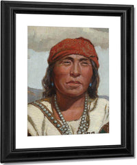 Taos Indian By Benjamin Chambers Brown Fine Art Print