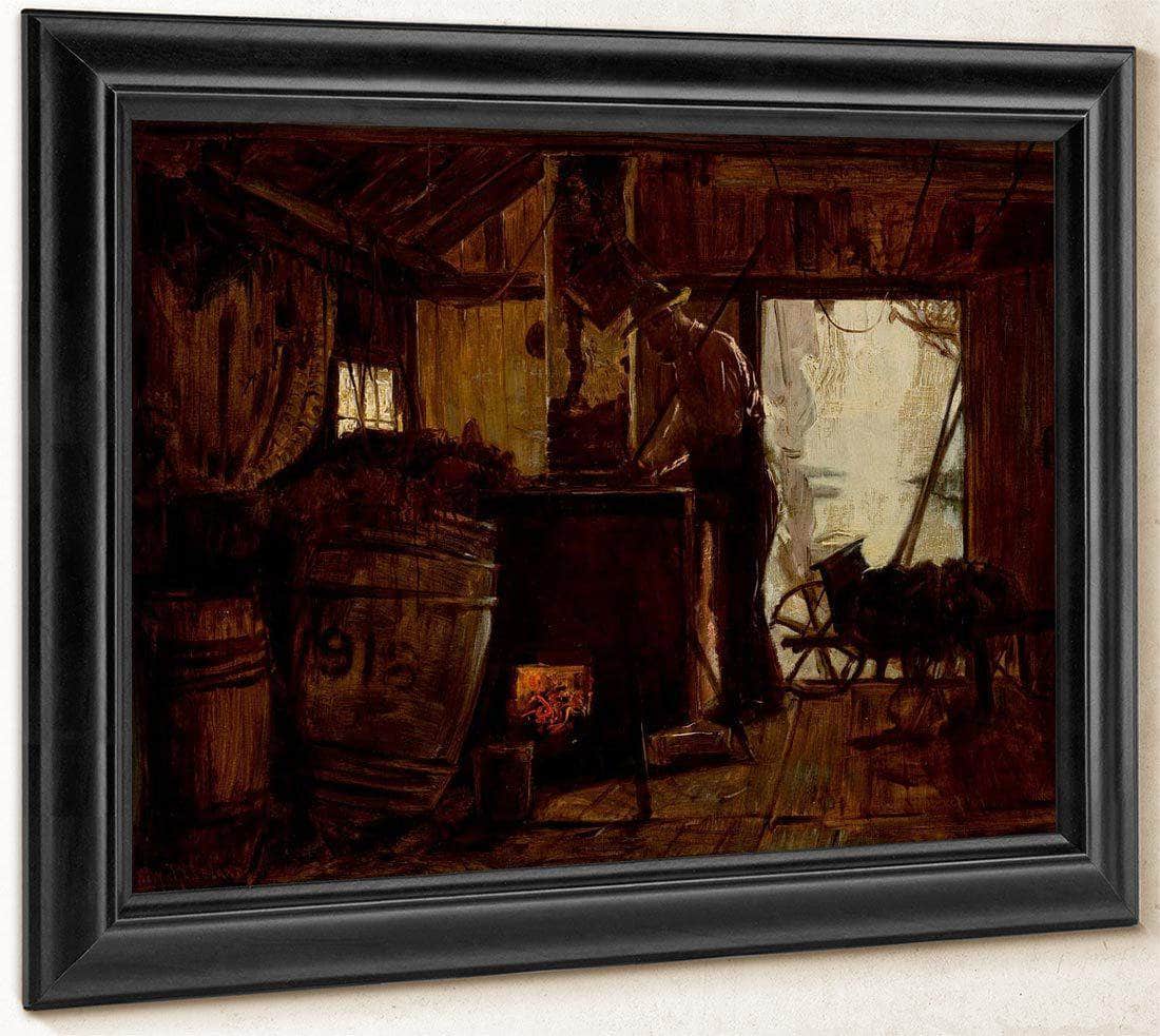 Tarring The Nets 1901 By Harry Roseland Fine Art Print