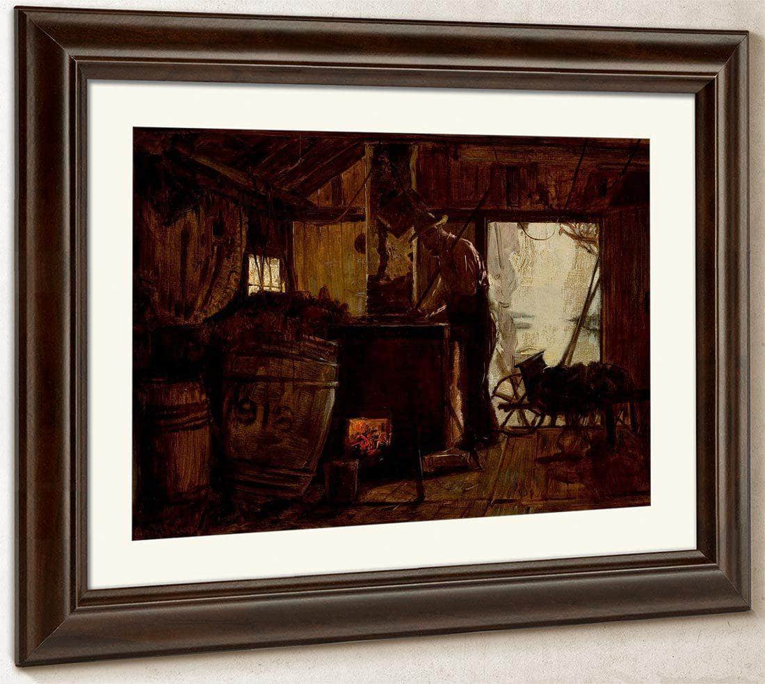 Tarring The Nets 1901 By Harry Roseland Fine Art Print