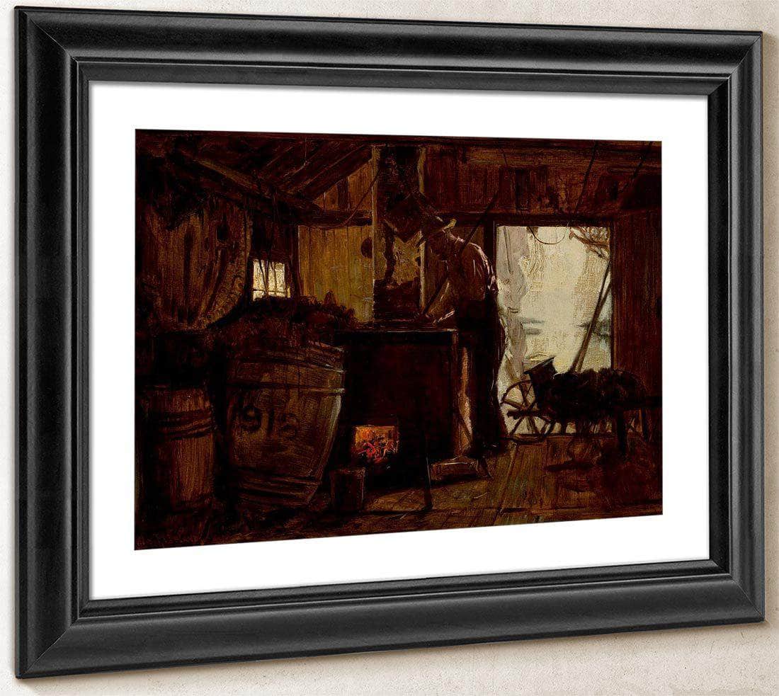 Tarring The Nets 1901 By Harry Roseland Fine Art Print