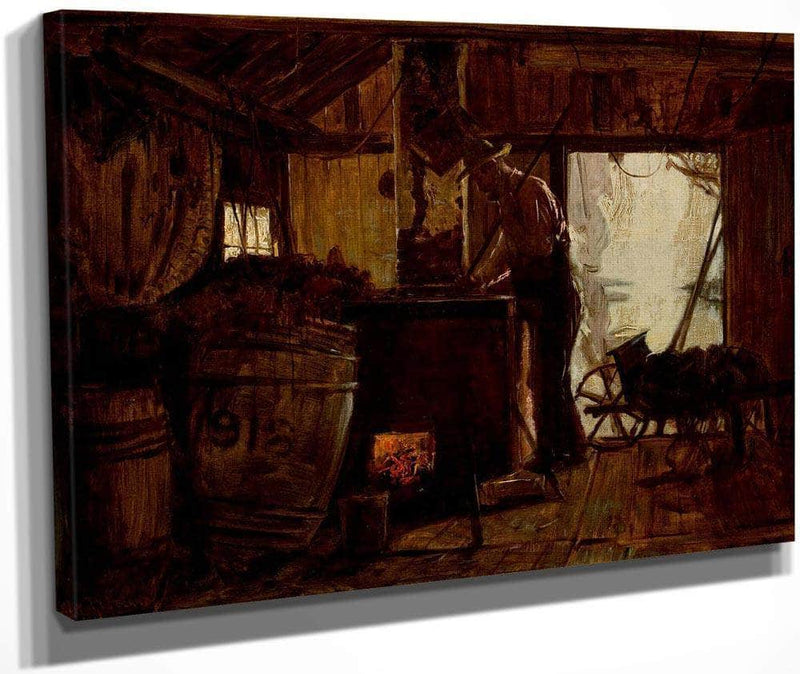 Tarring The Nets 1901 By Harry Roseland Fine Art Print