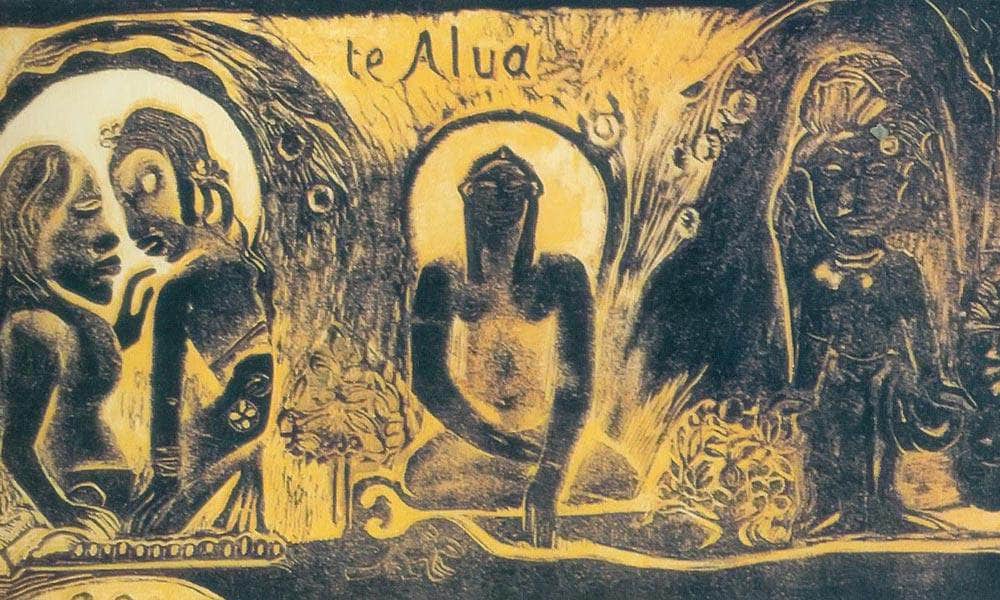 Te Alua ( The God) By Paul Gauguin Fine Art Print