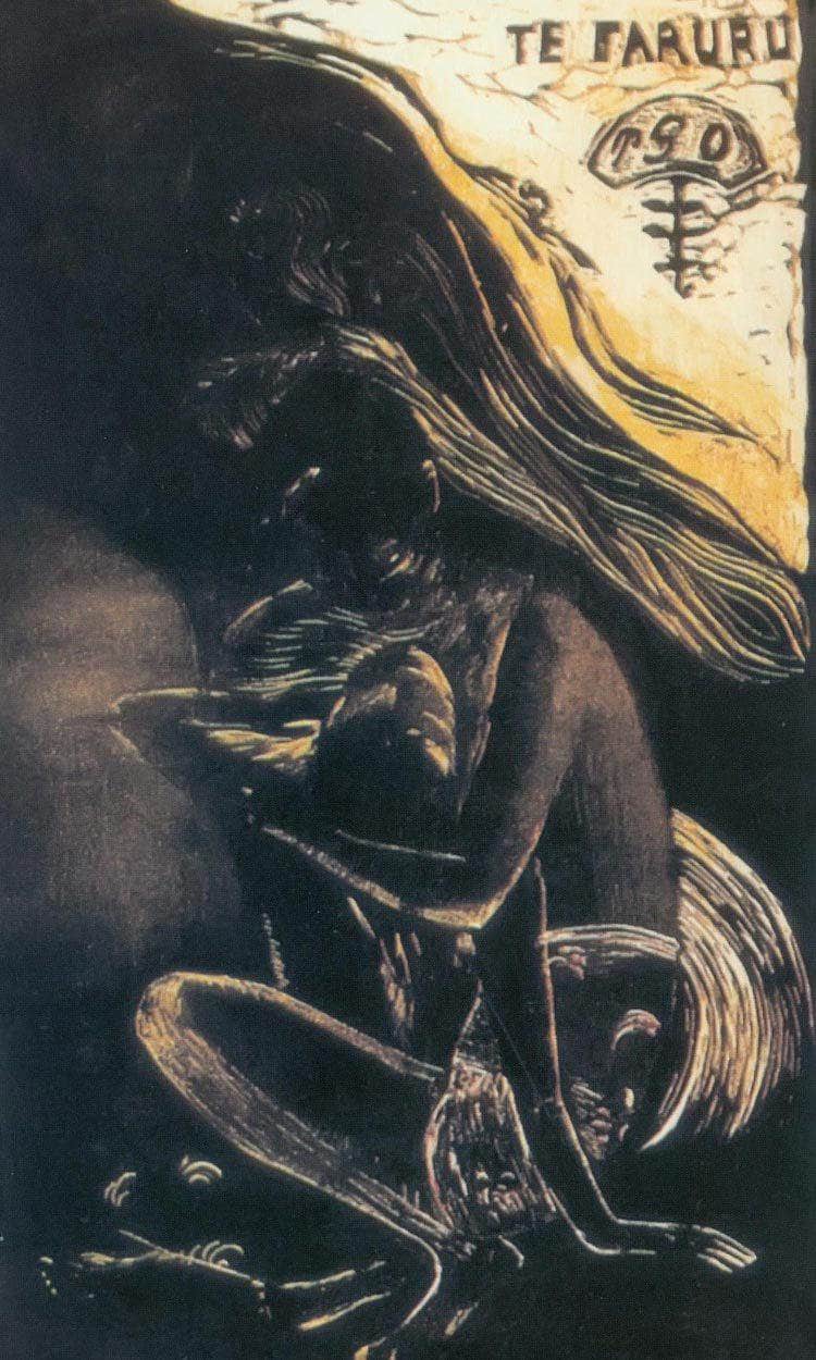 Te Faruru ( Making Love) By Paul Gauguin Fine Art Print