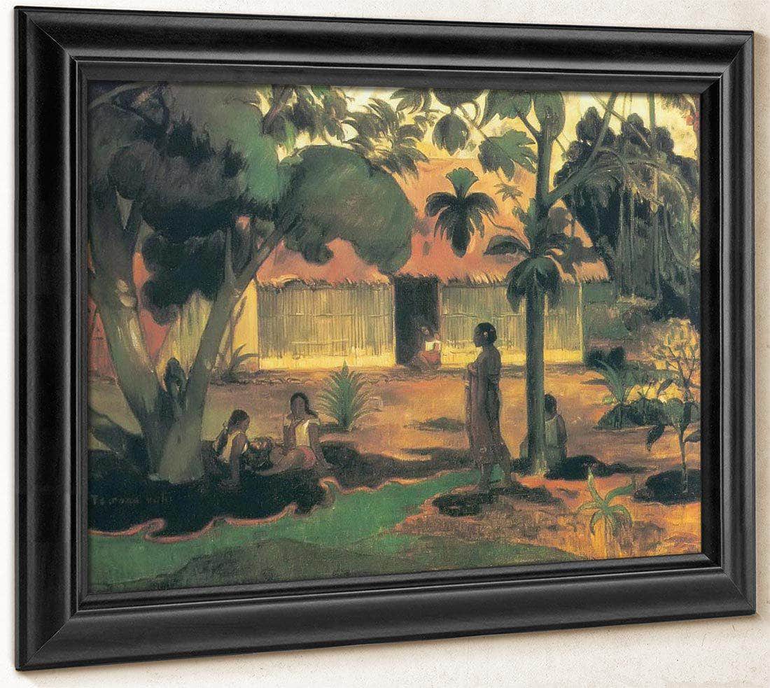 Te Raau Rahi ( The Big Tree) By Paul Gauguin Fine Art Print