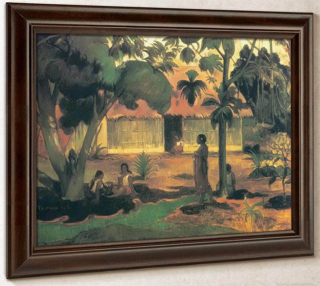 Te Raau Rahi ( The Big Tree) By Paul Gauguin Fine Art Print